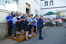 Sommerserenade vor dem "Chorfürst" (Foto: Karl-Franz Thiede)